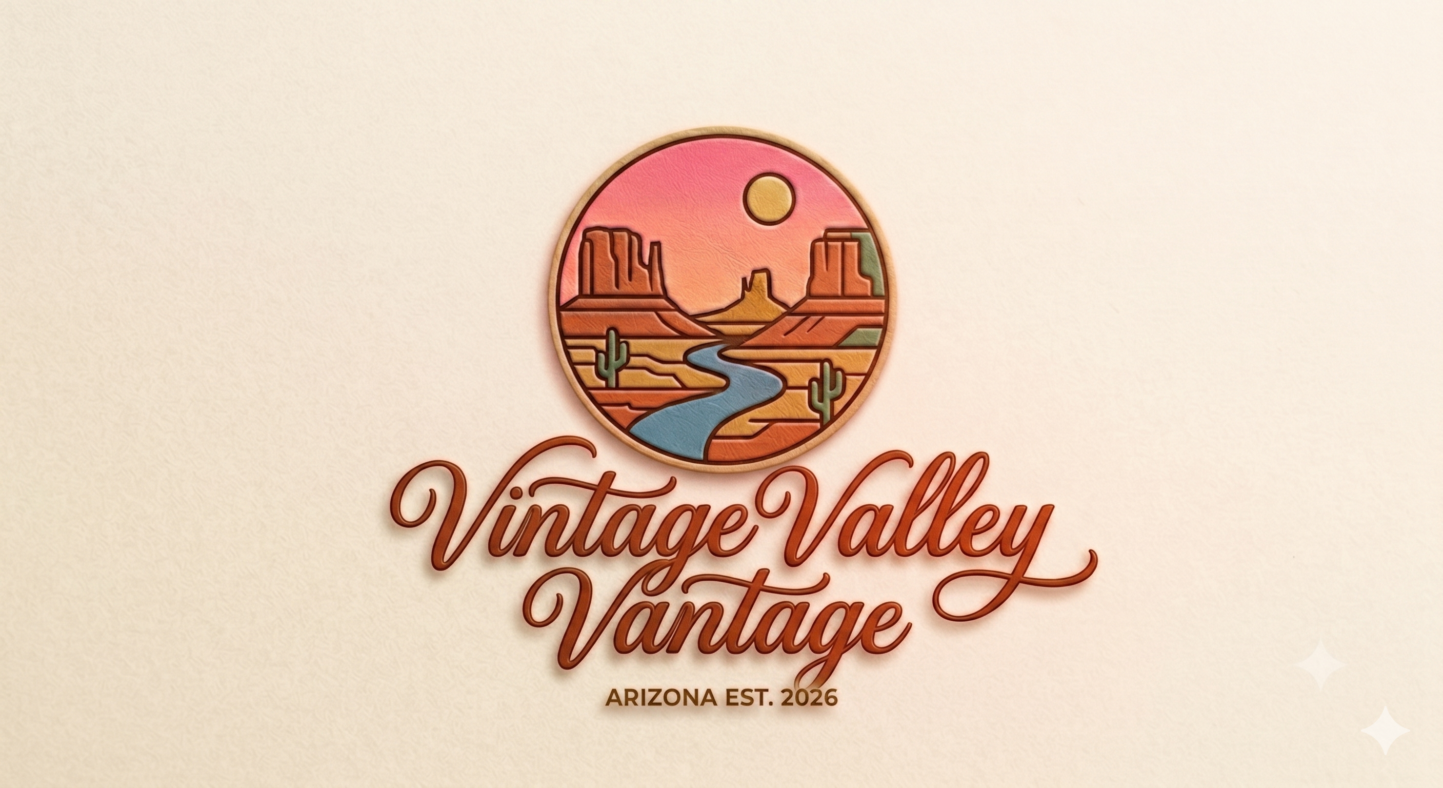 Vintage Valley Vantage Logo