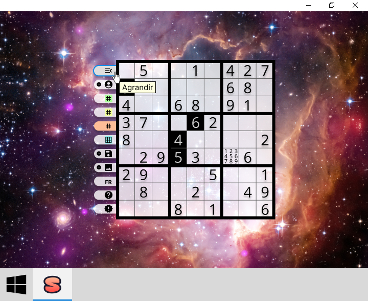 SudokuFX in action