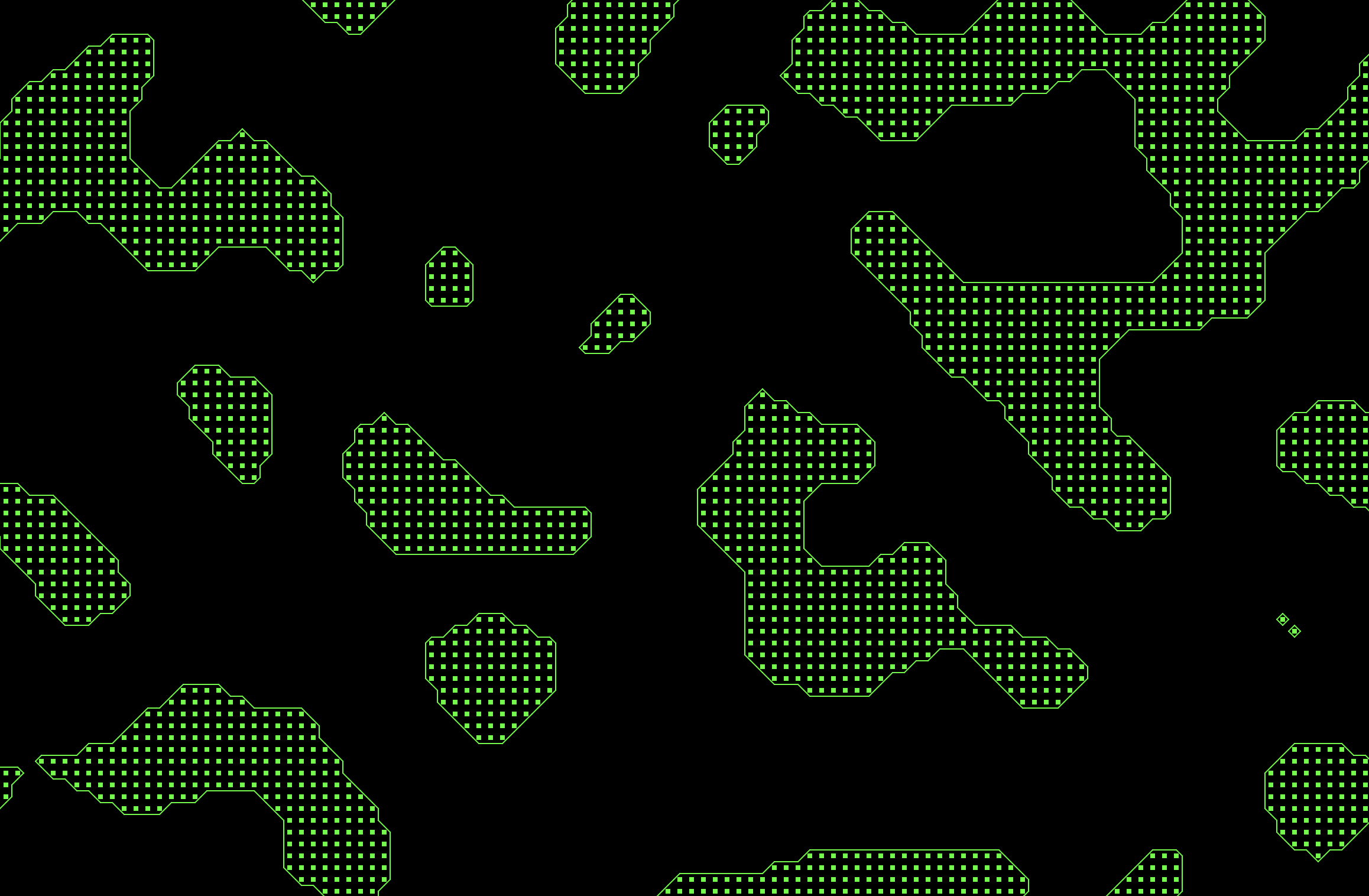 Marching Squares. Perlin Noise.