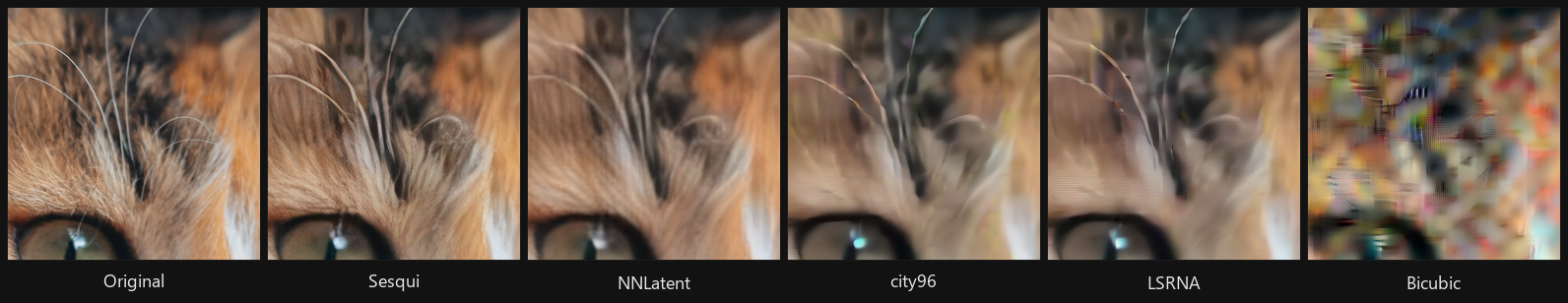 SDXL method comparison cat 2.0x