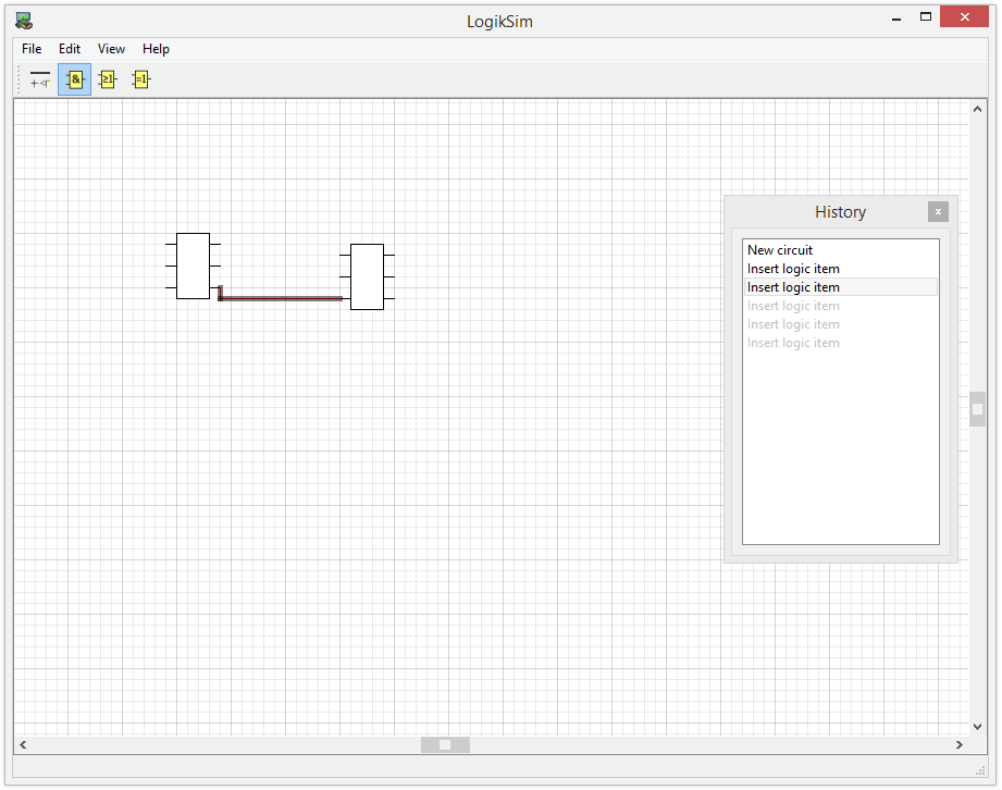 Screenshot of LogikSim