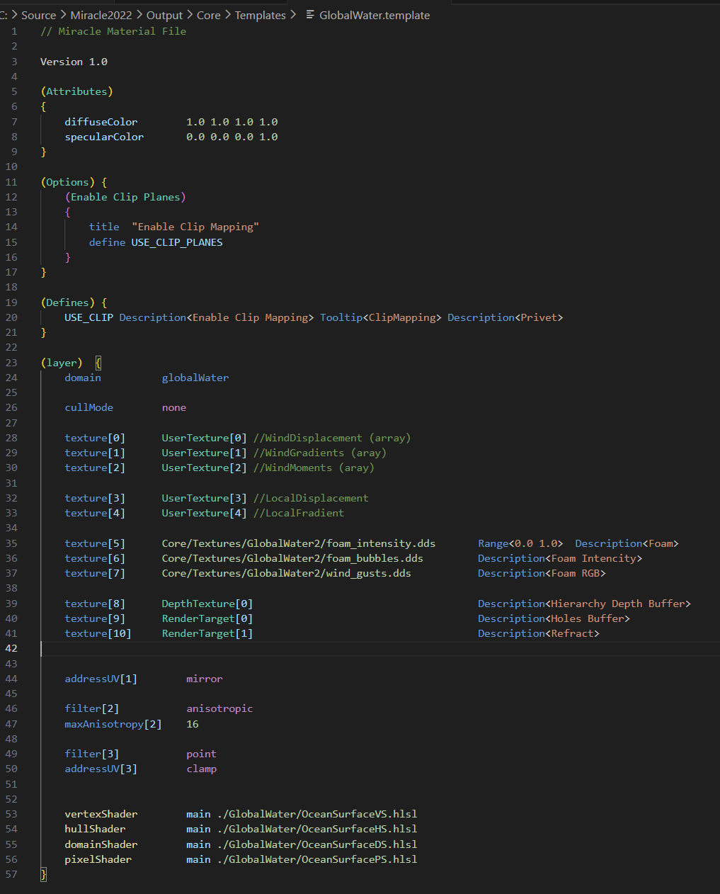 Complete .myformat file example