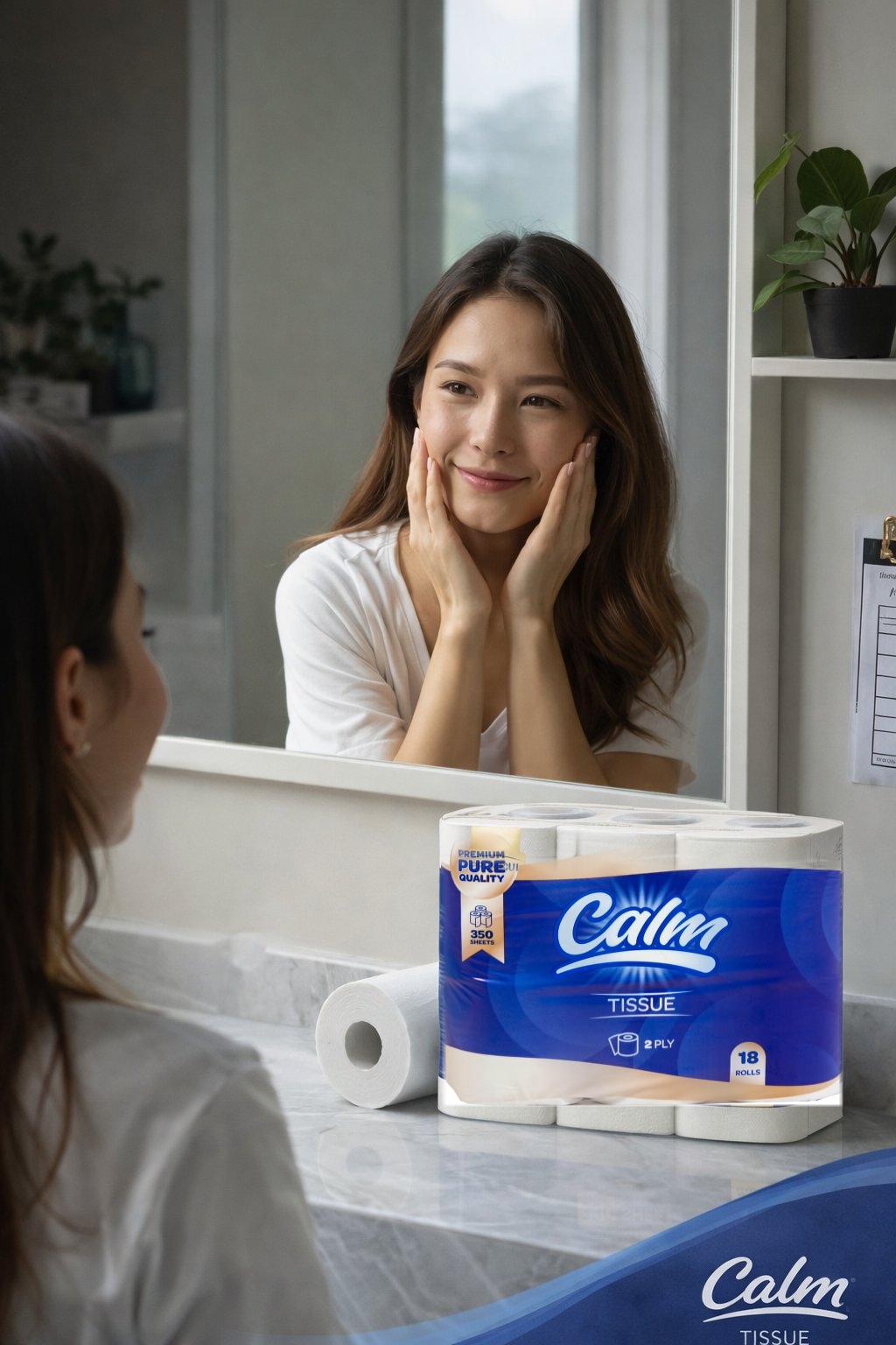 Morning bathroom routine