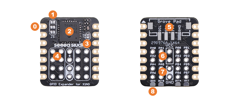 XIAO IO Expander Board Overview