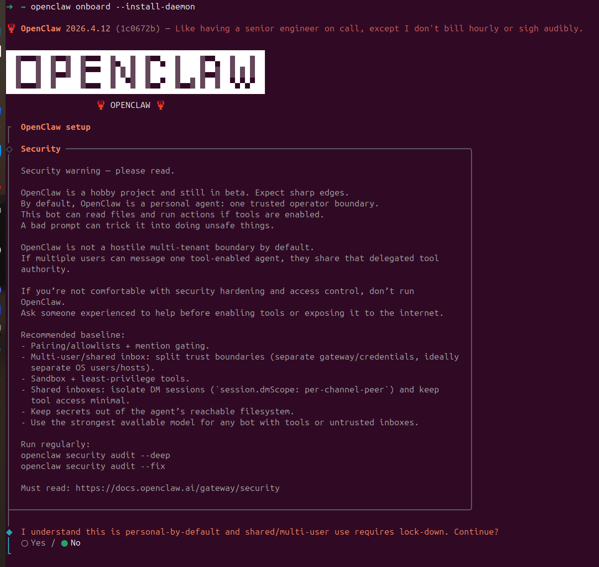 OpenClaw Installation