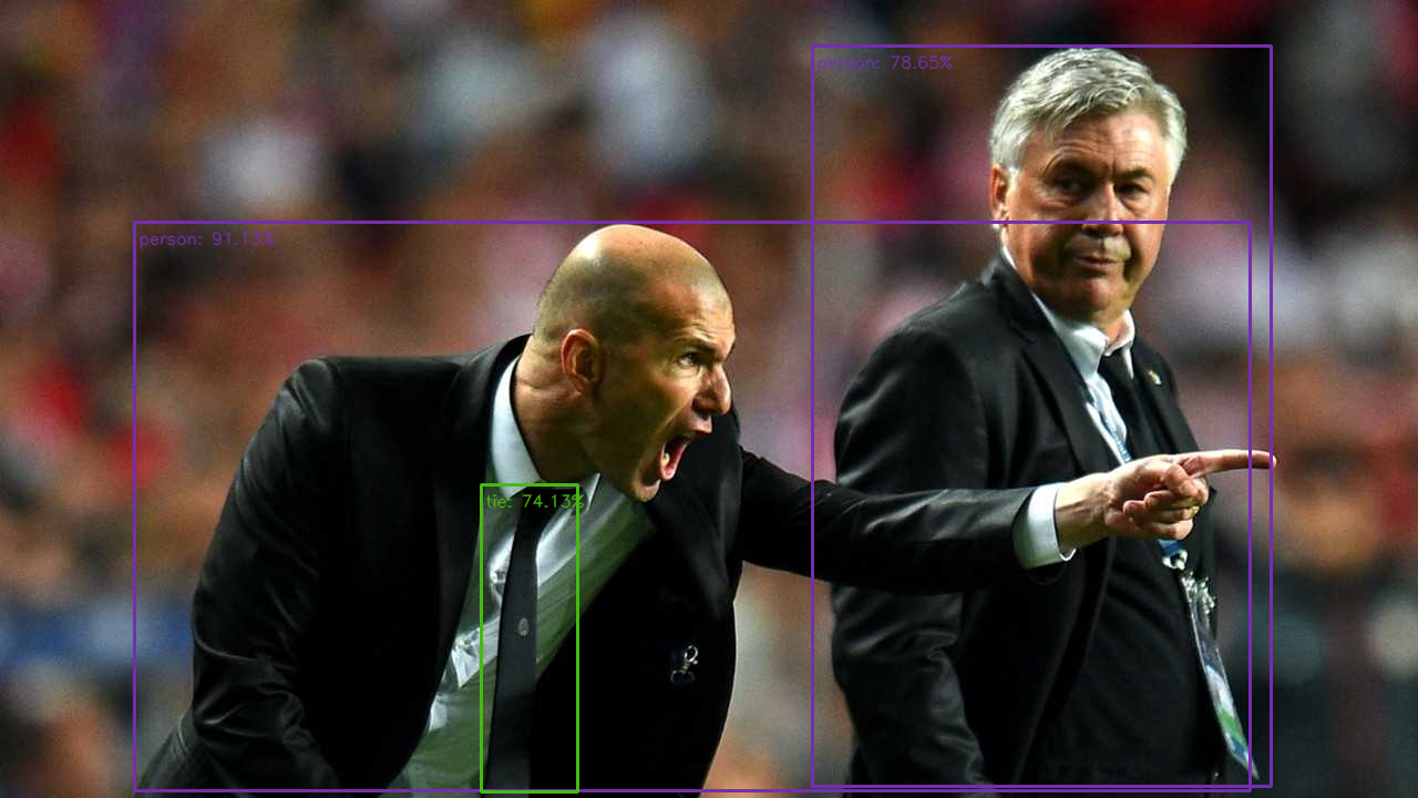 Hailo Object Detection using yolov11s.hef