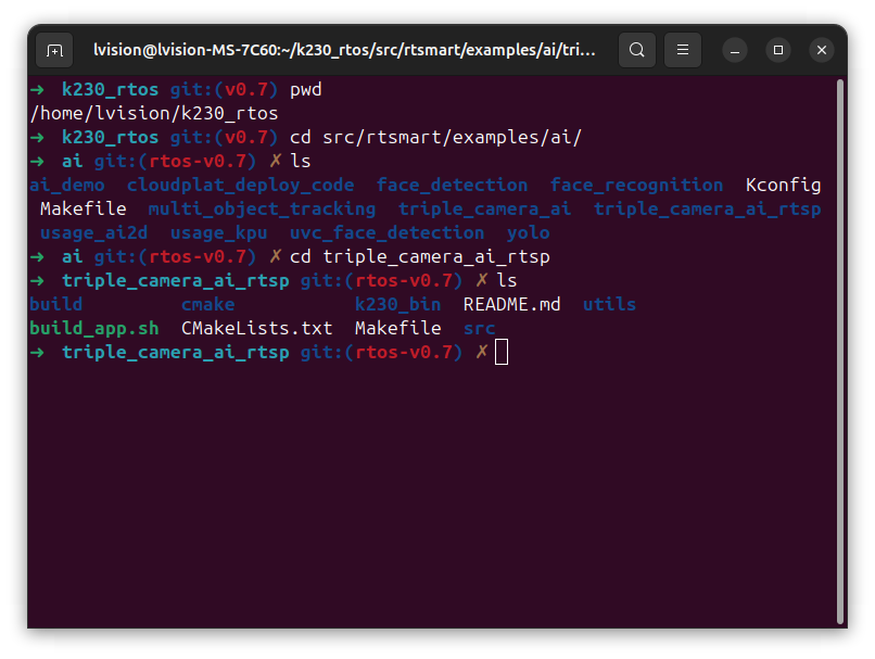 Prepare source code of triple_camera_ai_rtsp