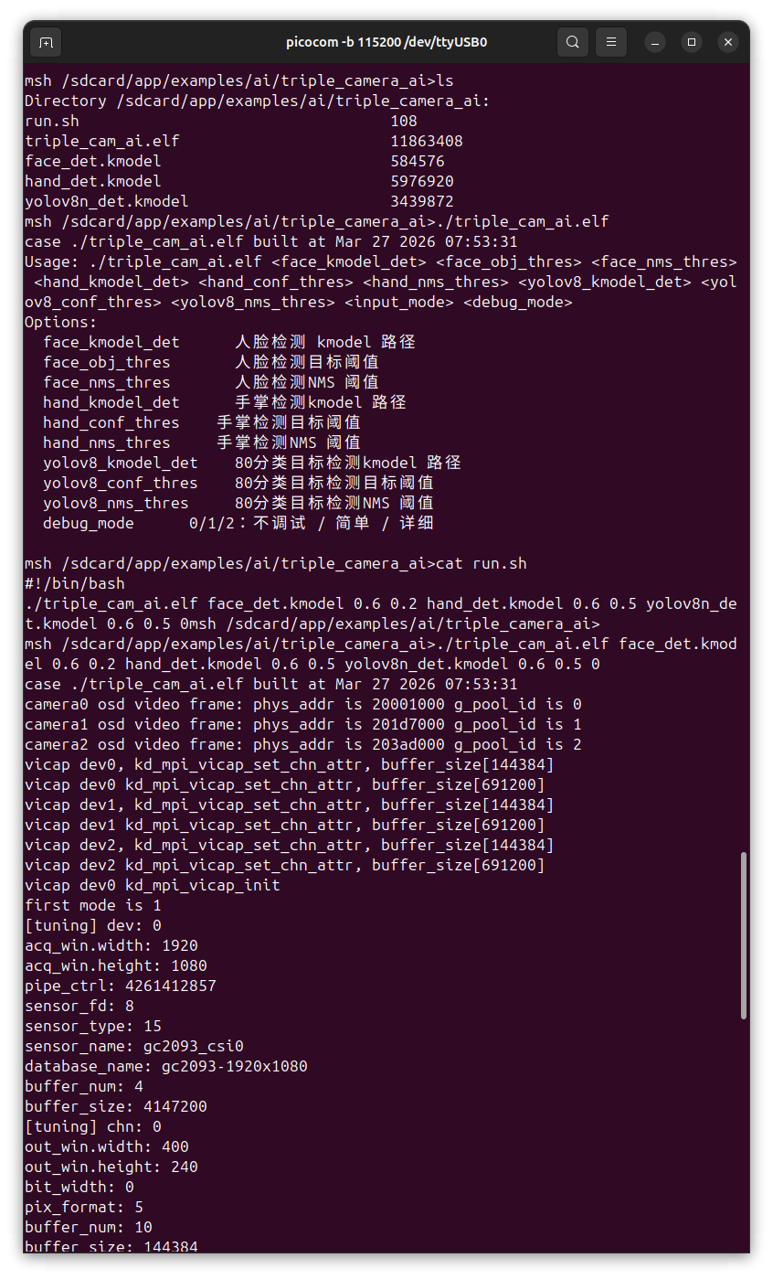 Run triple_camera_ai