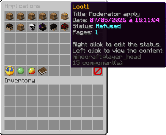 Applications GUI