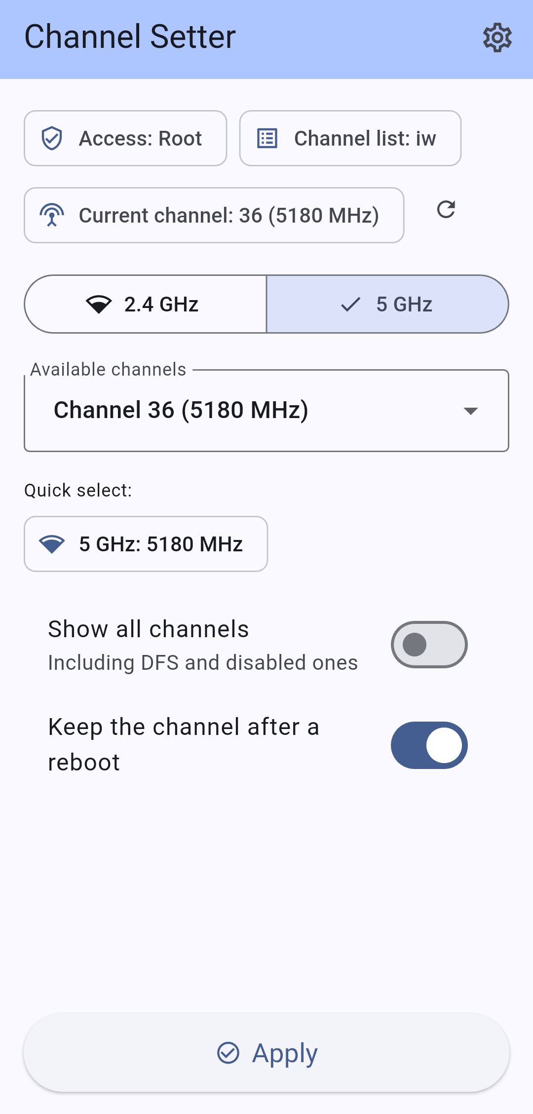 Root mode