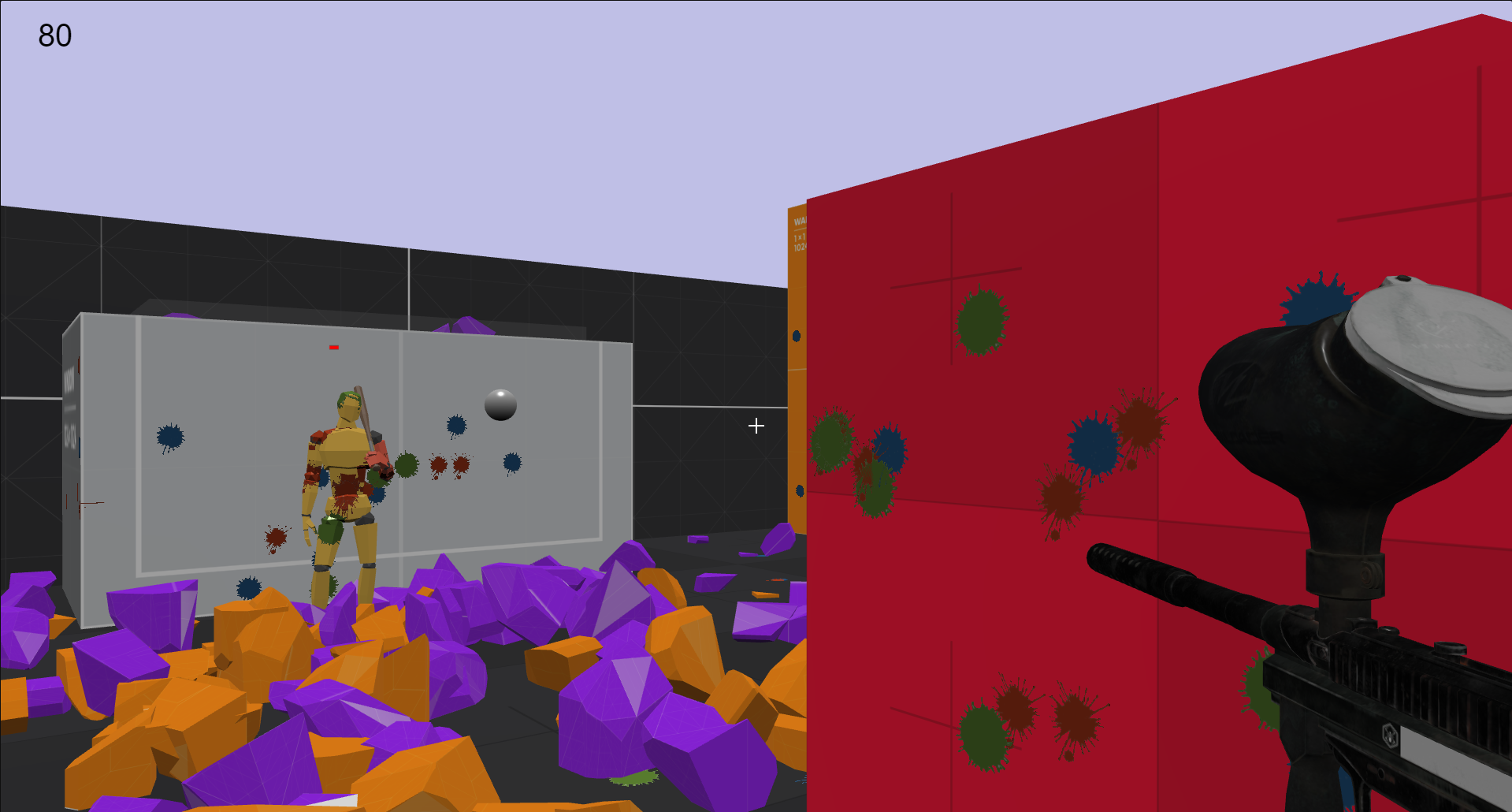 Paintball Shooter Game Screenshot