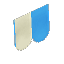 Modern Blue Cloth Roof - Flap