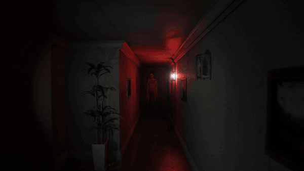 Lisa in the hallway