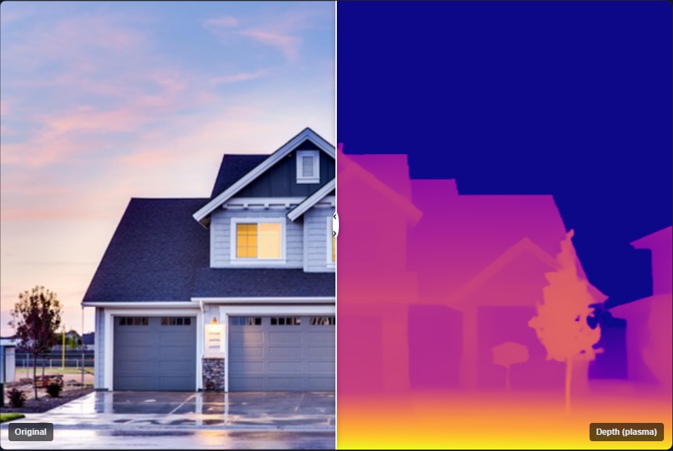 Depth Anything V2 — House