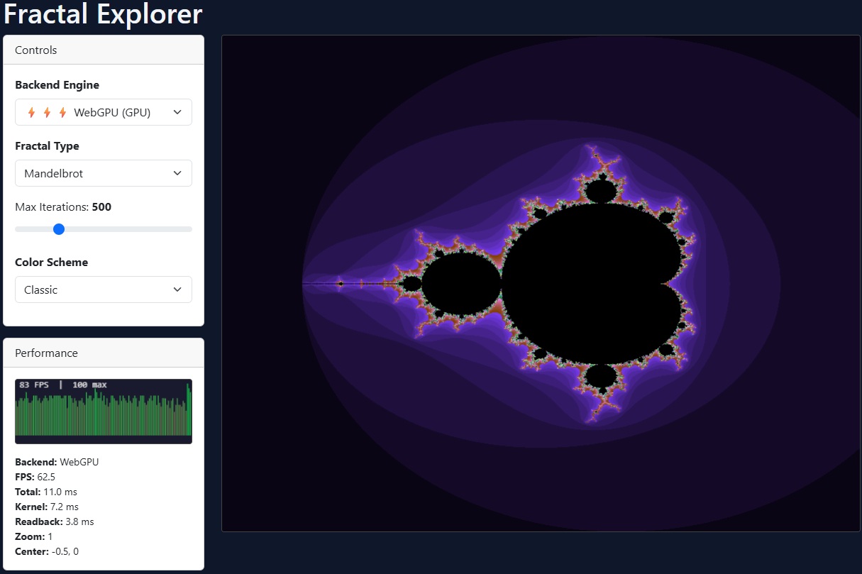 Fractal Explorer Screenshot