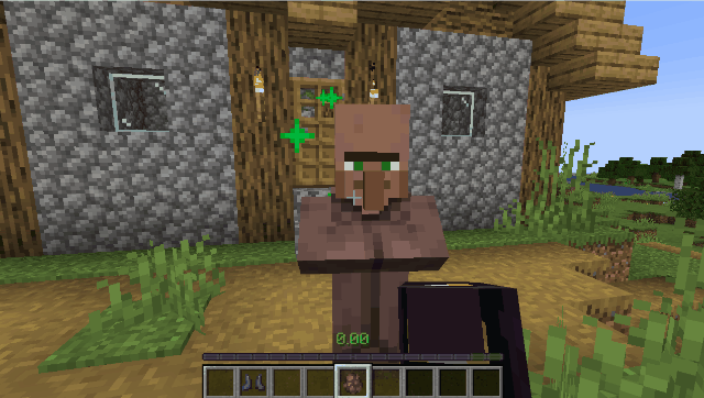 Kicking a villager