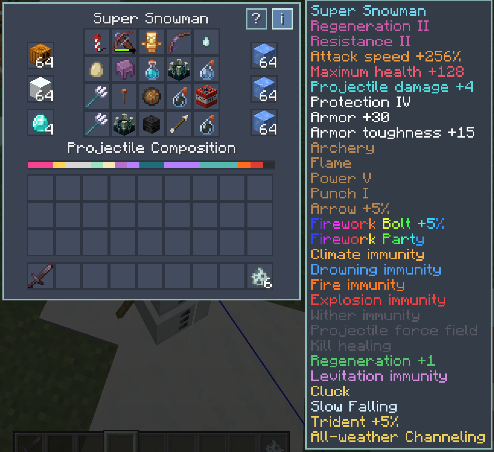 Fully upgraded screen and effects