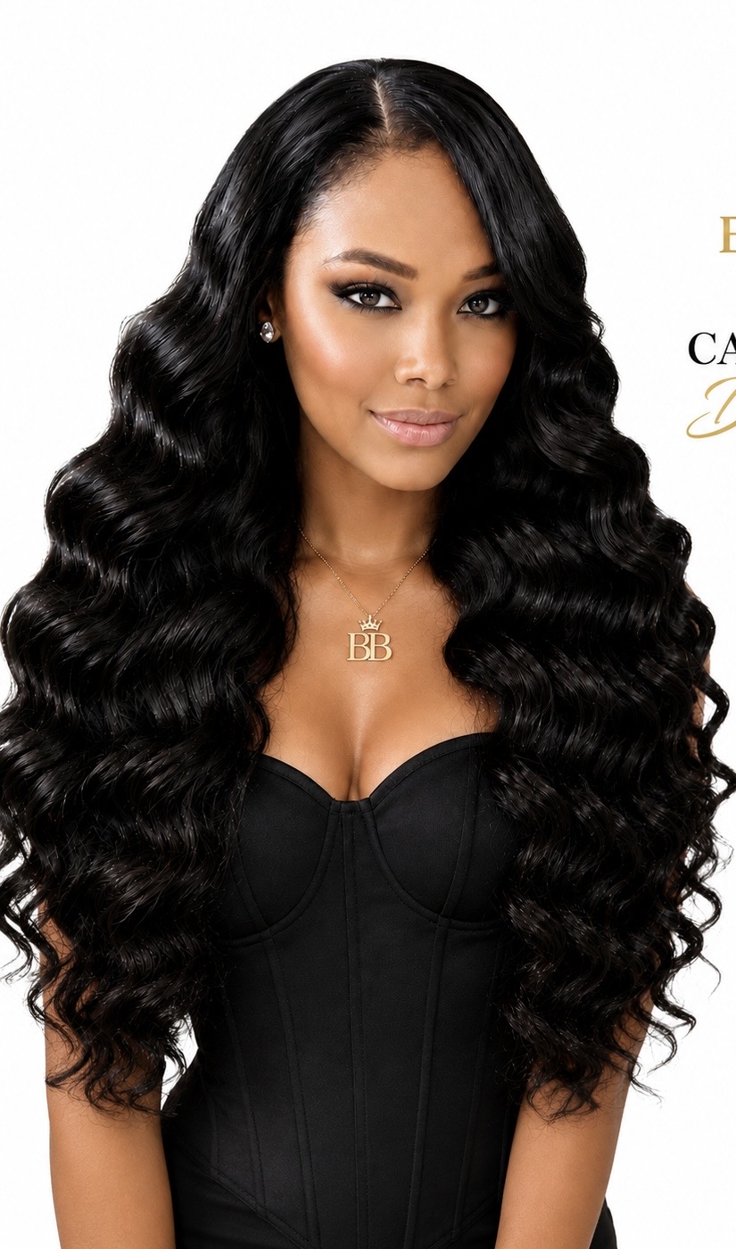 Cambodian Deep Wave luxury hair model