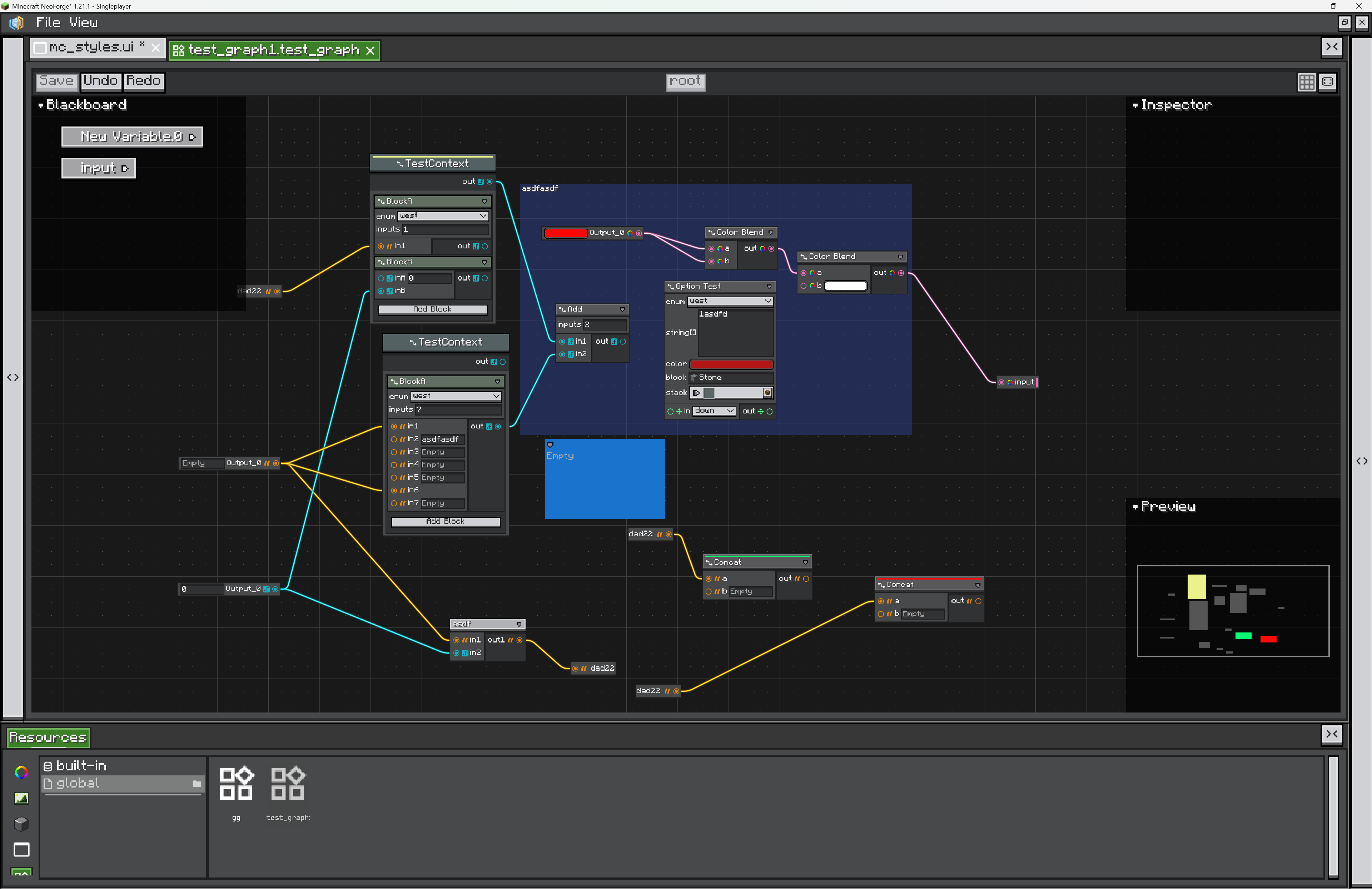 Node Graph Toolkit editor