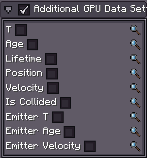 Custom GPU data