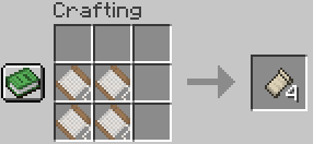 White Fabric crafting recipe