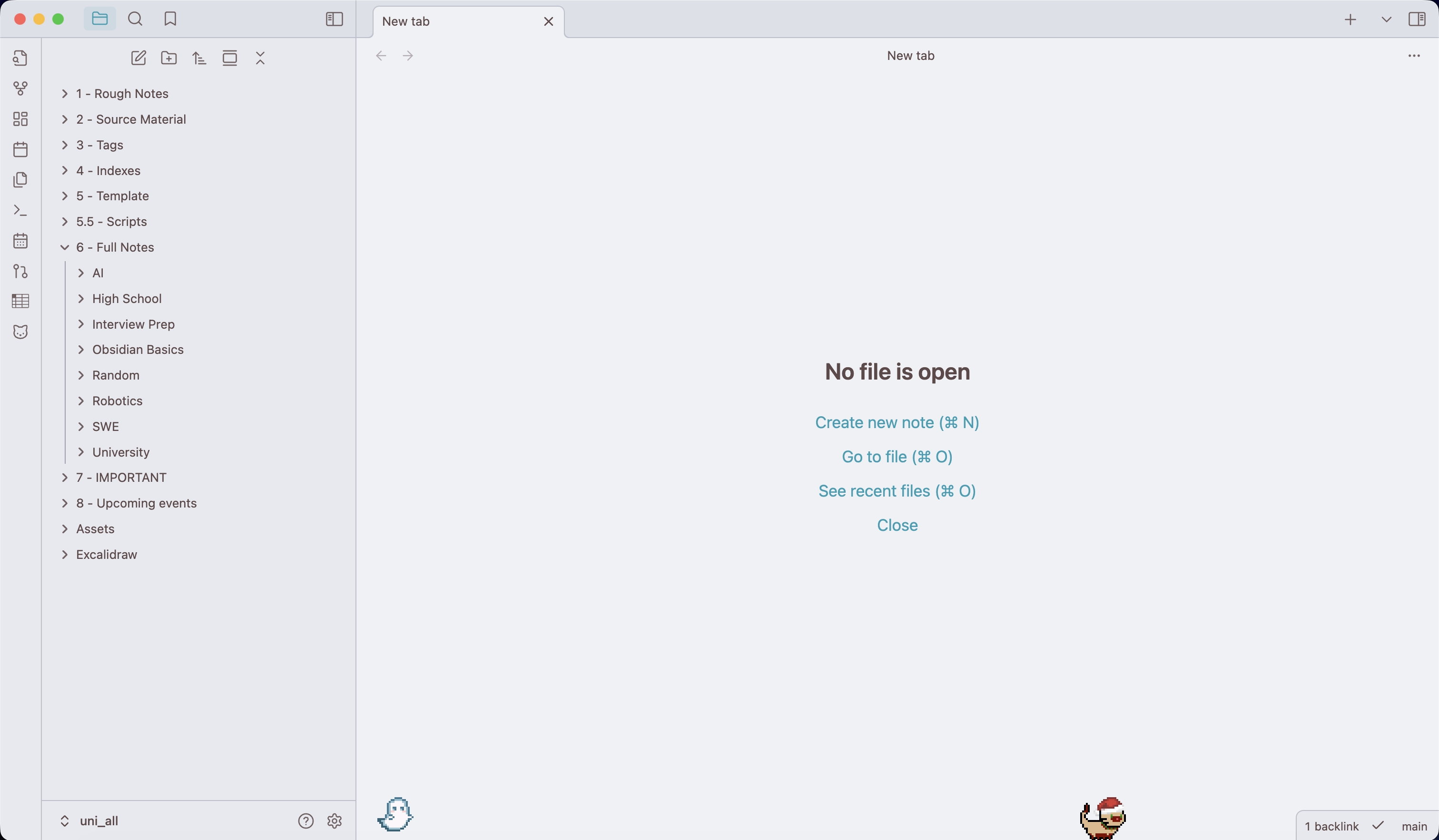 Overlaying the plugin on your Obsidian vault.