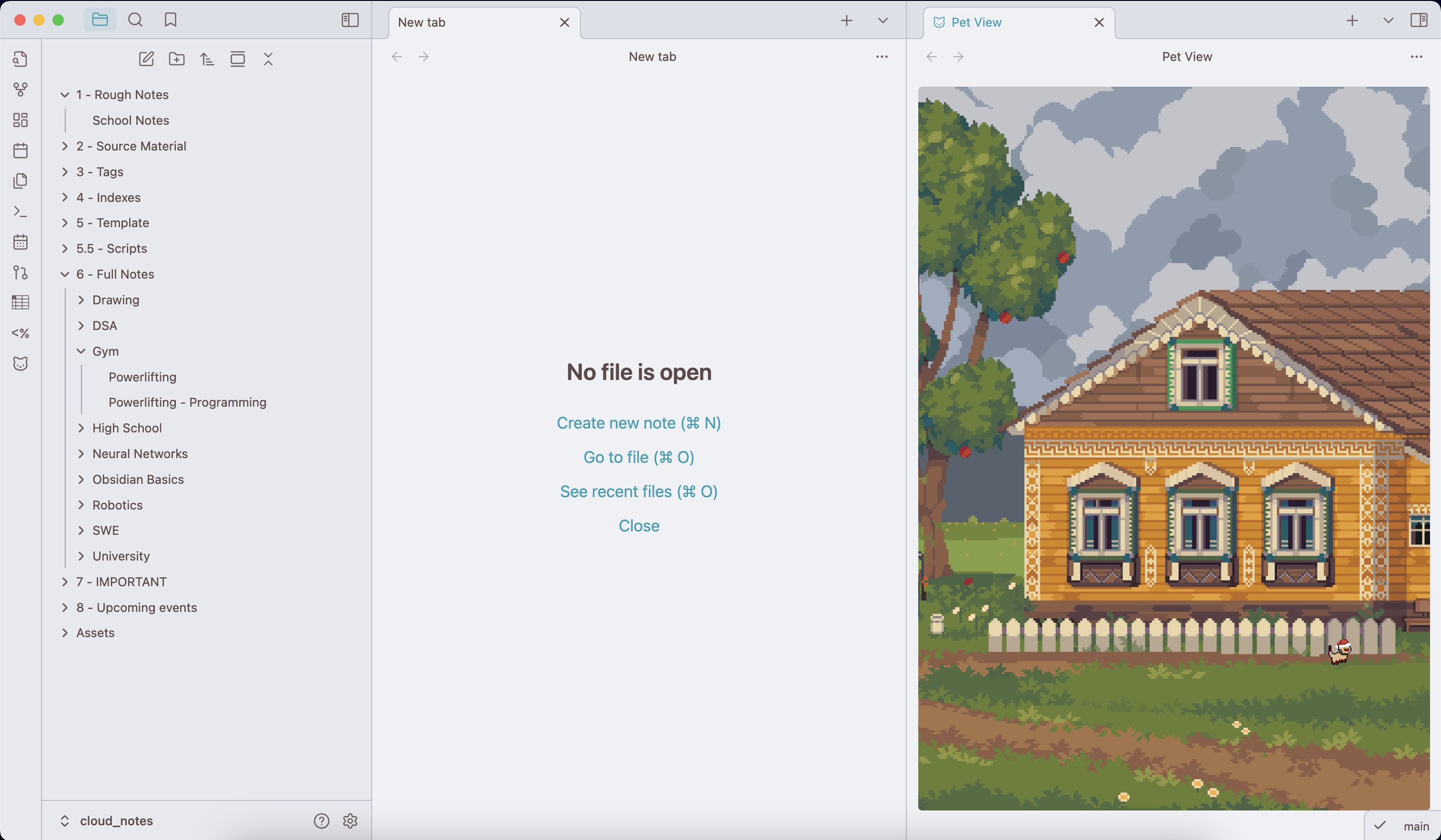 A second possible layout for the plugin.