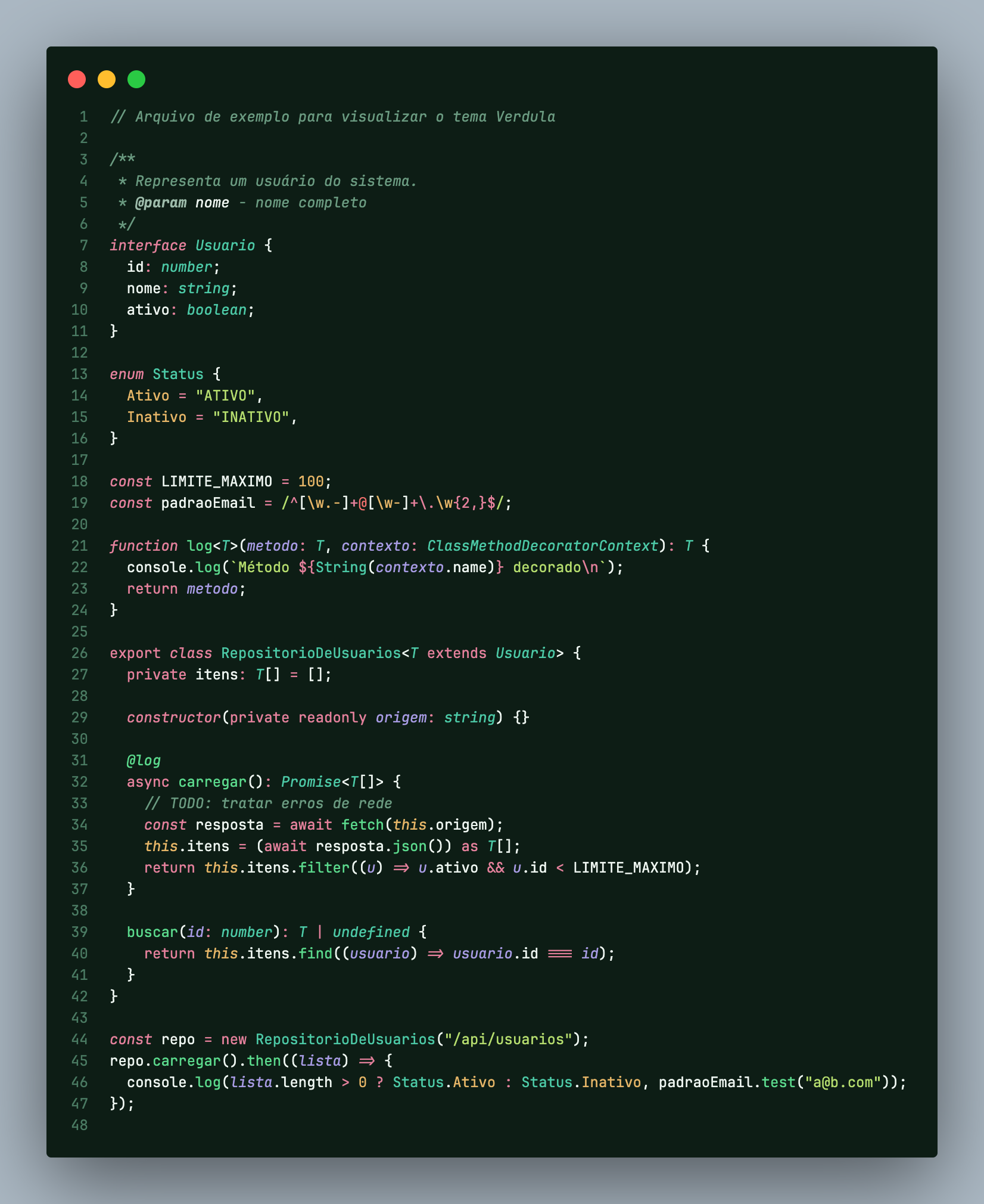 Verdula — TypeScript