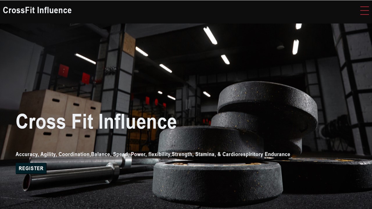 CrossFit Influence Landing Page