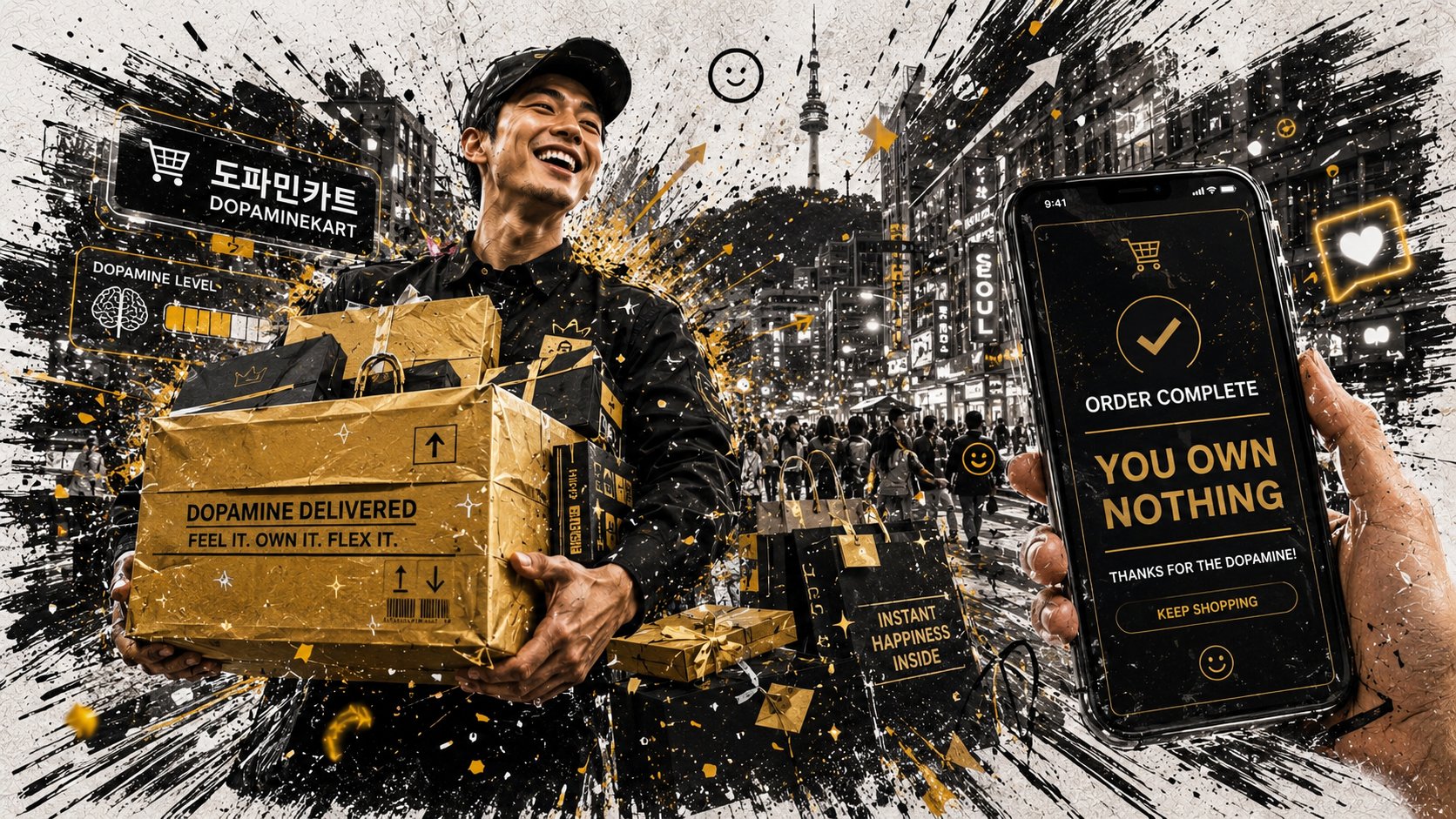 DopamineKart delivery order complete