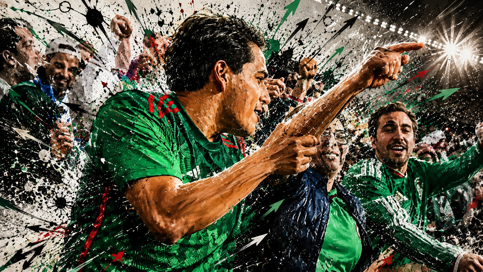 Mexico national team crest — 39 years of World Cup history