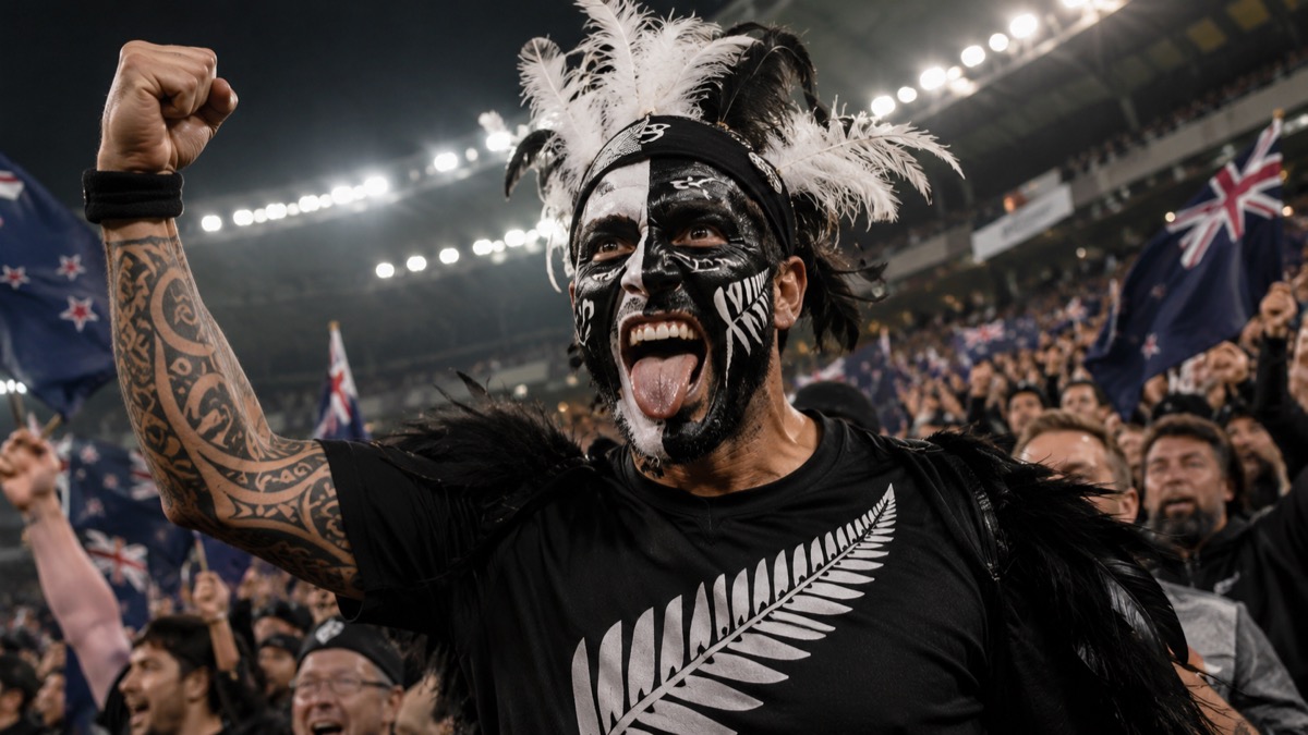 New Zealand fan close-up at World Cup 2026