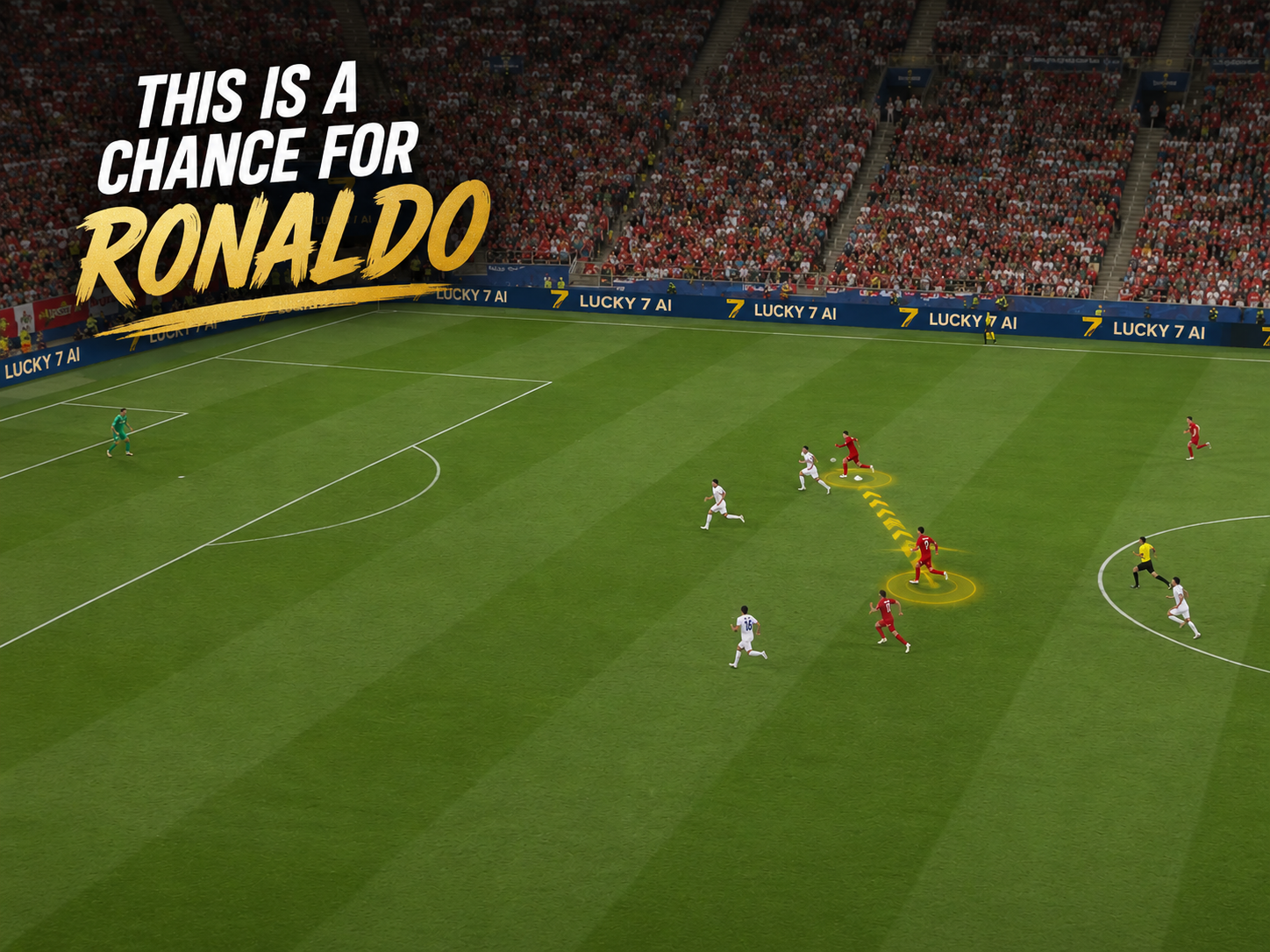 Ronaldo celebrates scoring in his sixth World Cup in Houston
