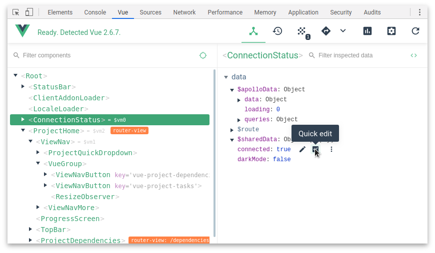 Vue.js devtools