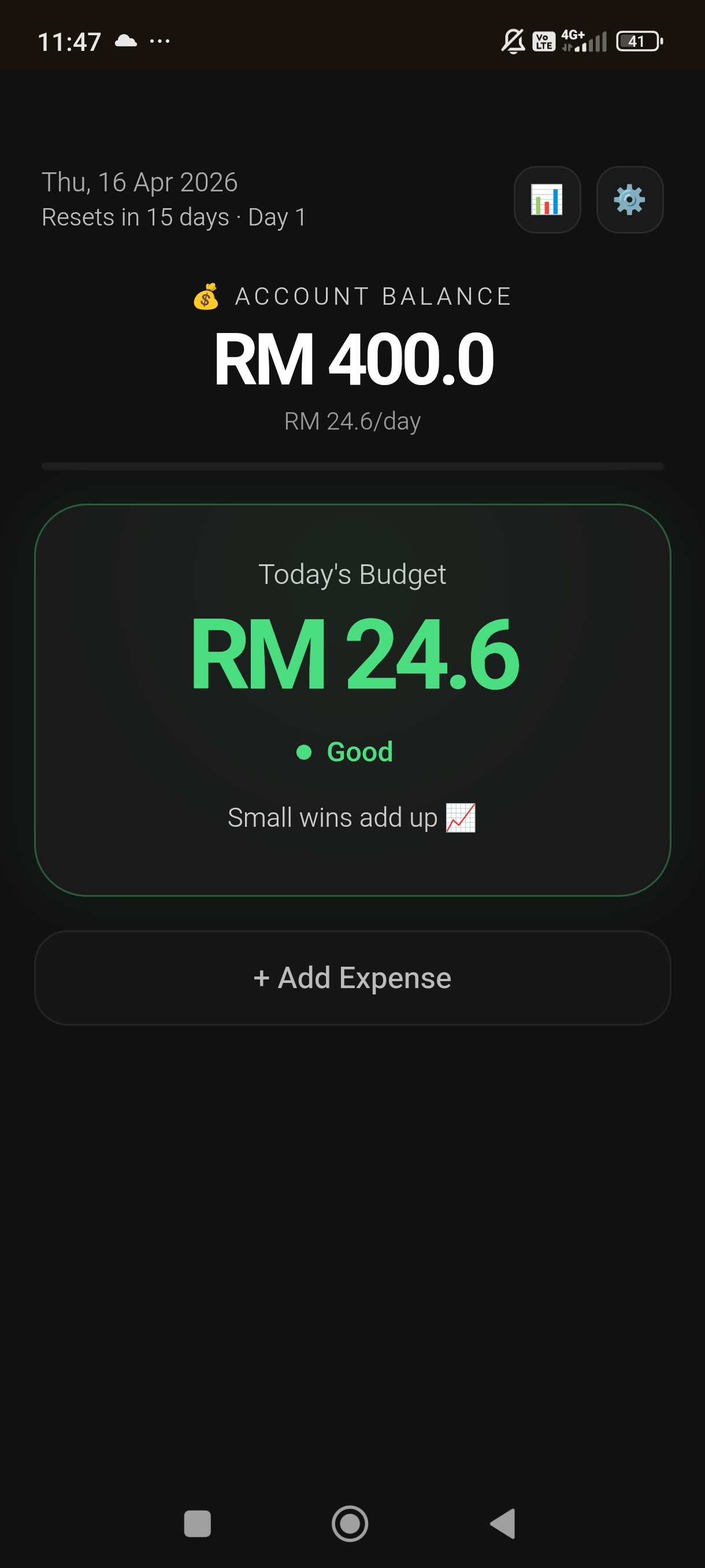 BudgetBuddy screenshot