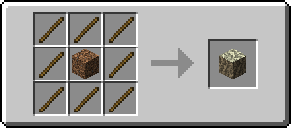 How to craft Mulch Blocks