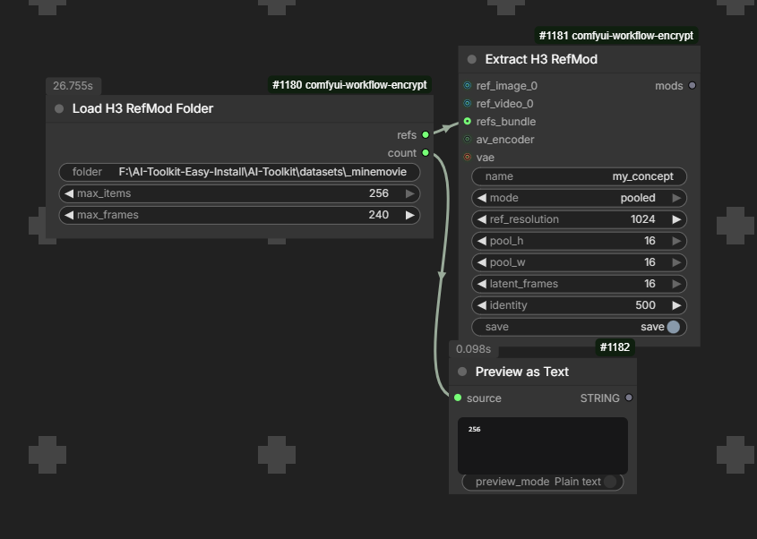 Load H3 RefMod Folder in use