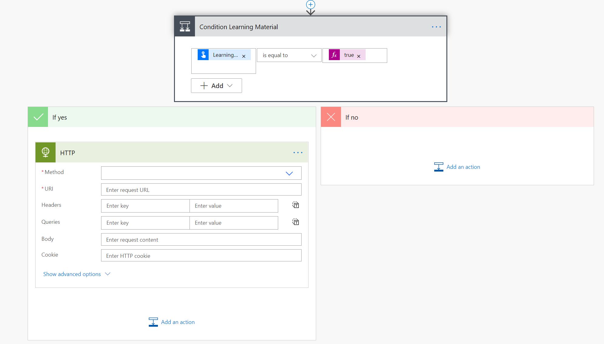 power automate send http request trigger