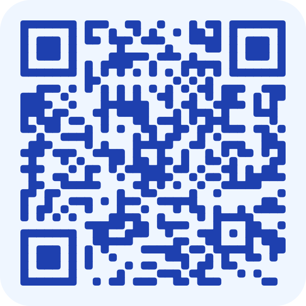 Professional Blue QR