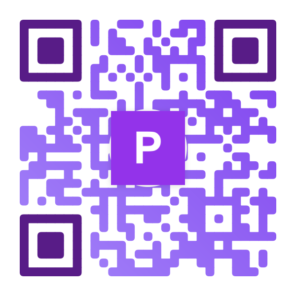 Tech Startup QR with Logo