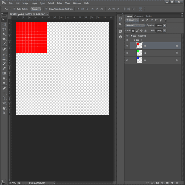 Write colors from layers to CSV file