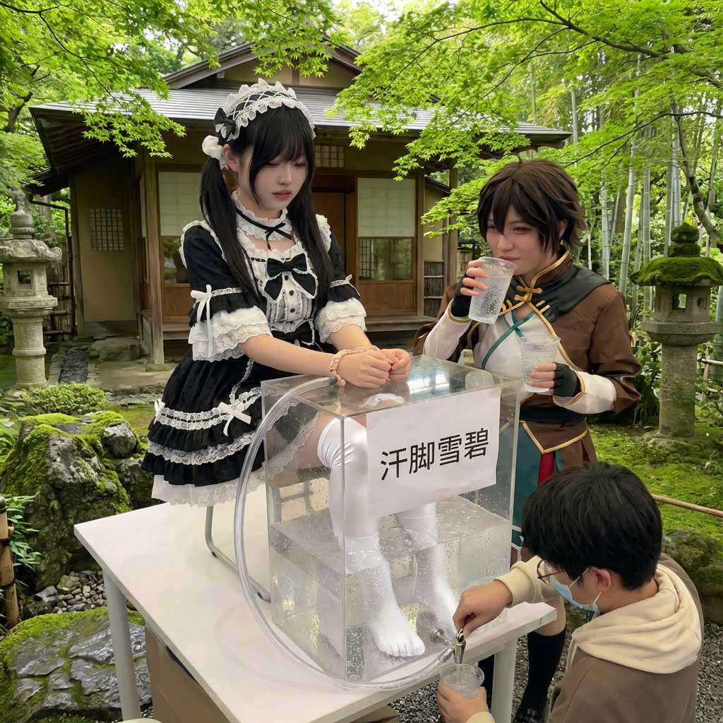 【汗脚雪碧】抽象饮品原图|真·冰爽脚感|喝一口灵魂出窍