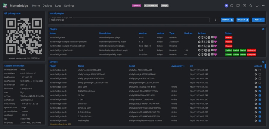 Home page