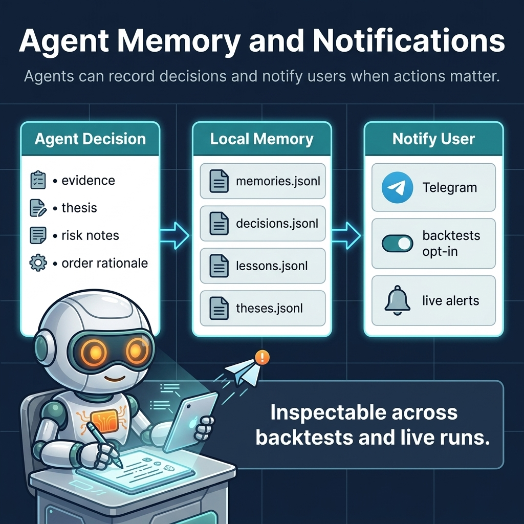 Lumibot AI memory and notifications
