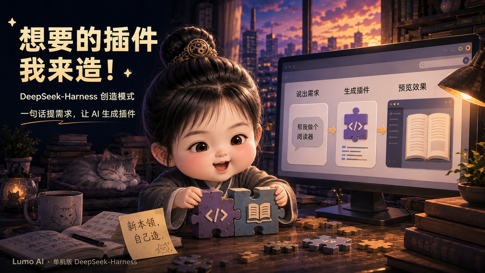 创造模式:一句话生成插件
