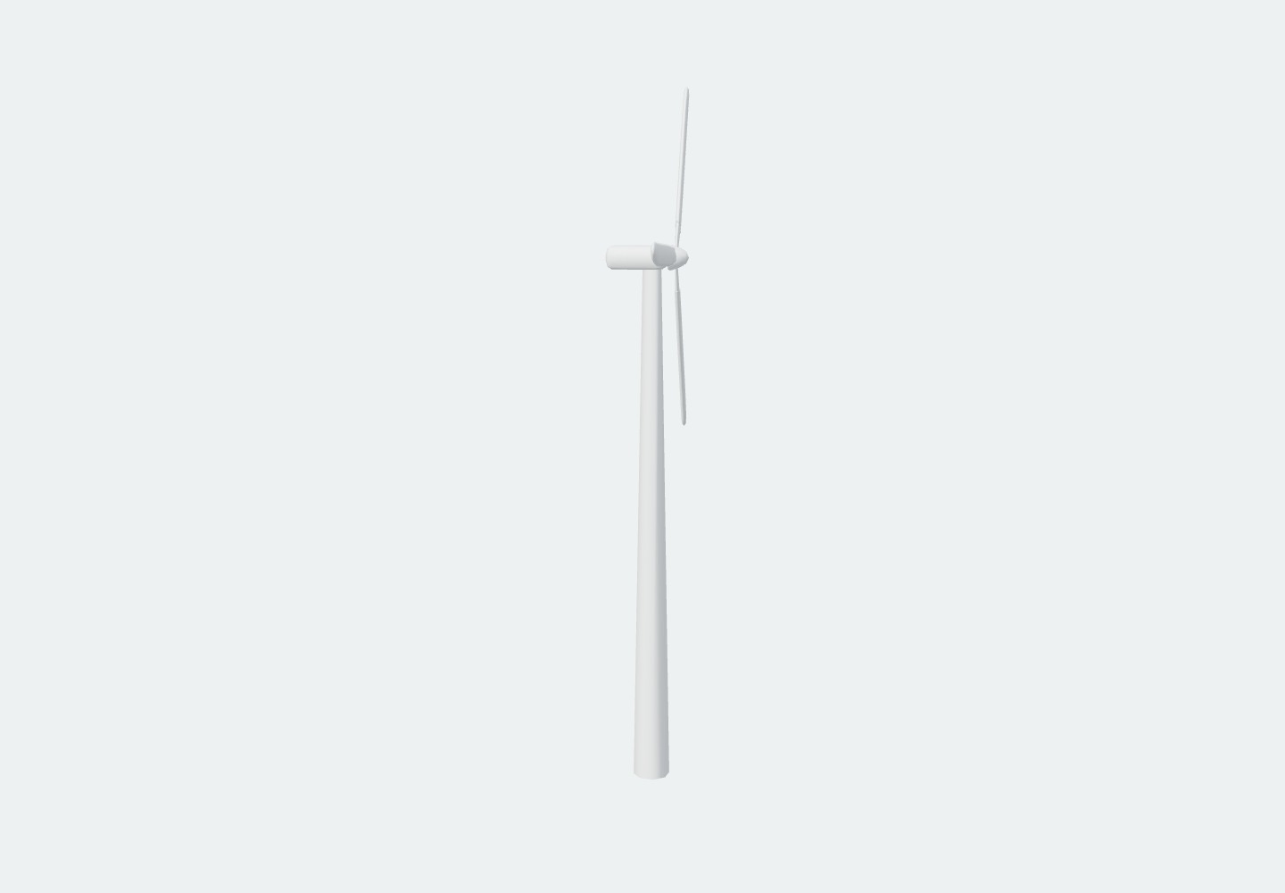 โมเดลกังหันลม wind-turbine 2 ของ Mylom ที่นำมาแสดงในแกลเลอรีของโปรเจกต์