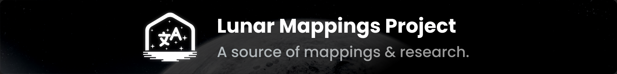 Banner for Lunar Mappings Project