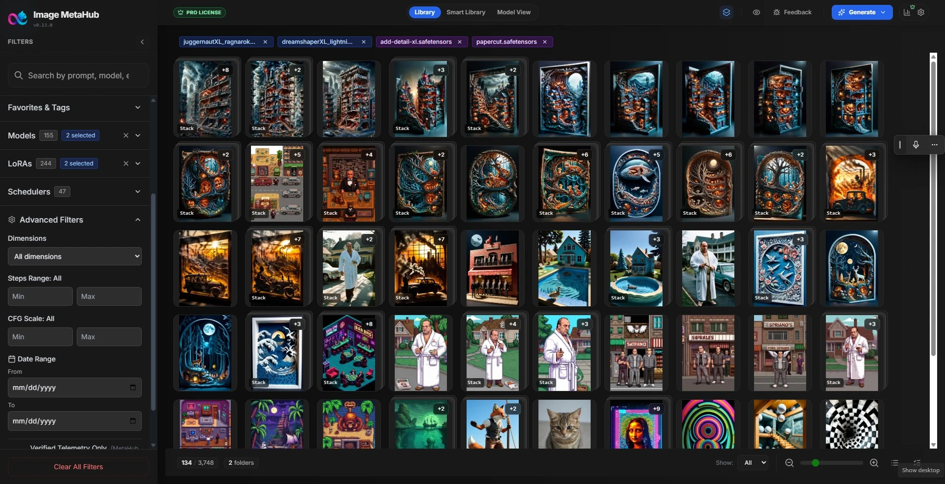 Image MetaHub main UI