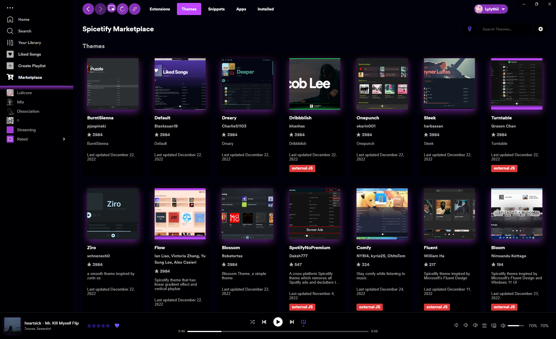 Spotify Spicetify Theme 2