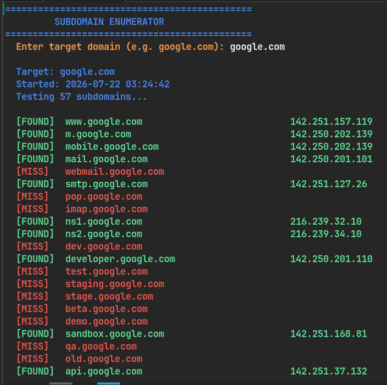 subdomains